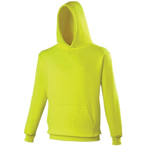 Awdis Just Hoods Kids Electric Hoodie Electric Yellow